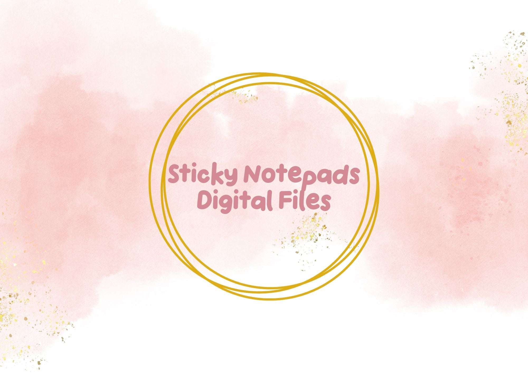 Sticky Notepads Digital Files
