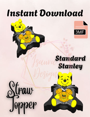Hunny Bear Skeleton Topper