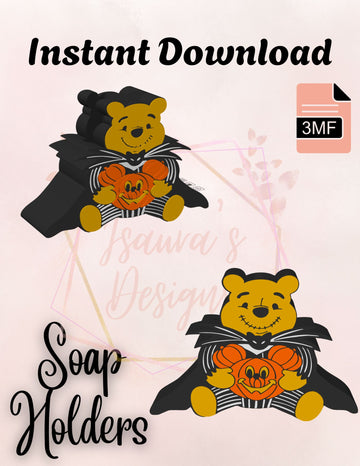 Hunny Bear Skeleton Soap Holder
