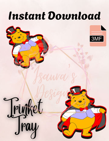Vampire Hunny Bear Tray