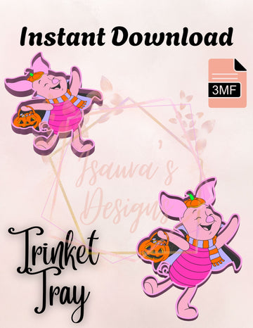 Halloween Pink Pink Tray
