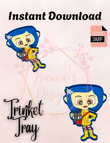 Coraline Chibi Tray