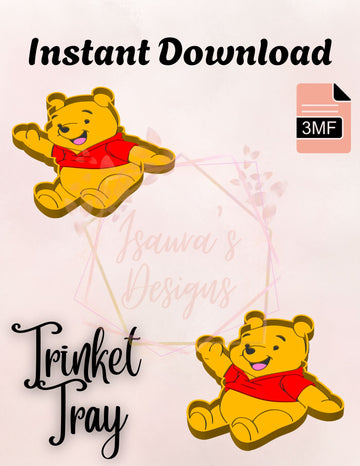 Waving Hunny Bear Tray