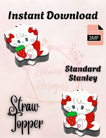 Strawberry Mikko Straw Topper