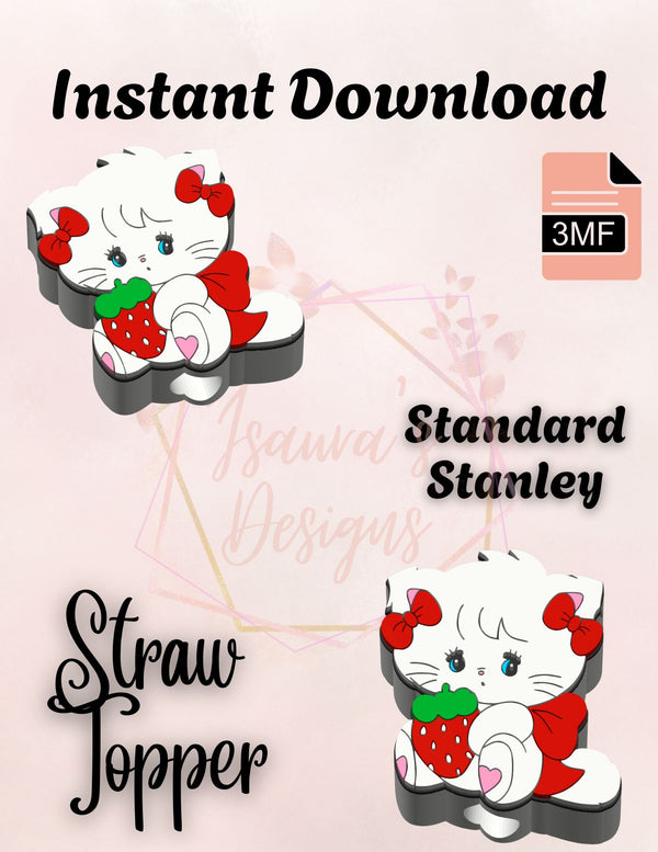 Strawberry Mikko Straw Topper