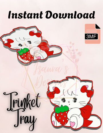 Strawberry Mikko Trinket Tray